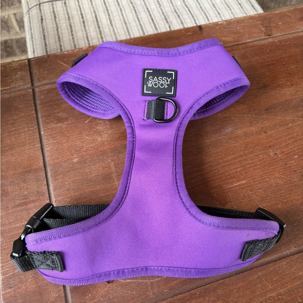 Sassy Woof Purple Dog Harness